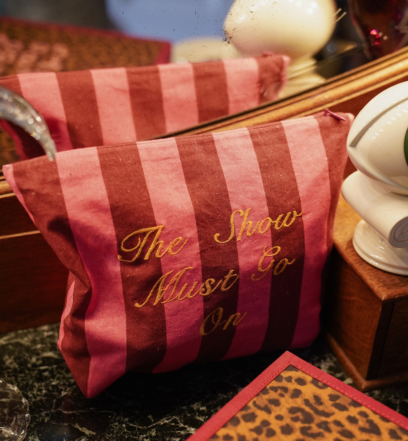 The Show Must Go On Make Up Bag