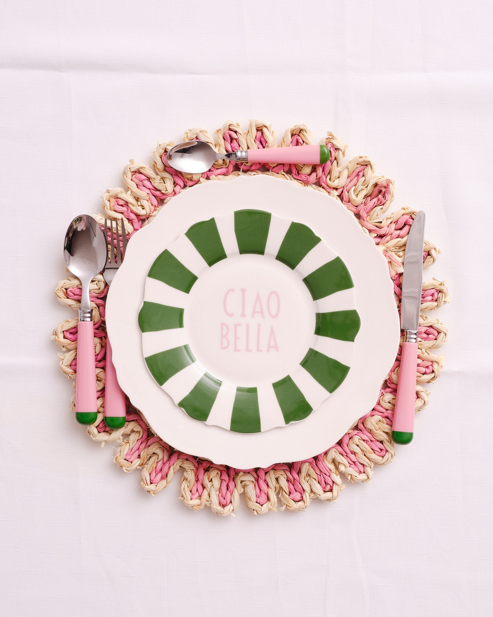 Pink Corn Placemat - Set of 4