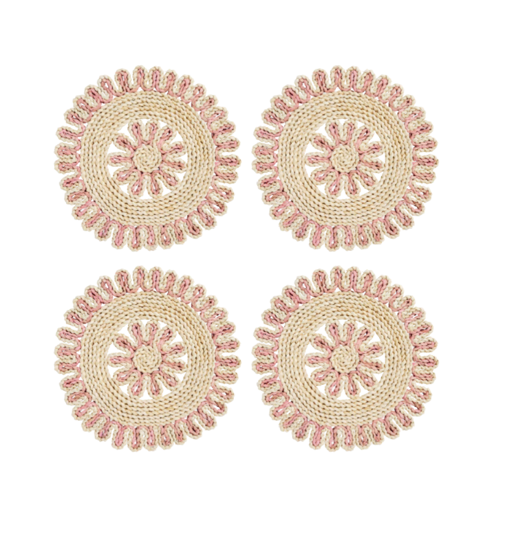 Pink Corn Placemat - Set of 4