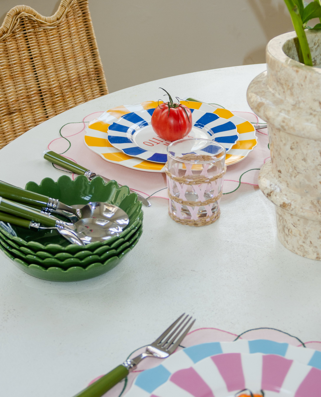 Green Bowl - Set of 4