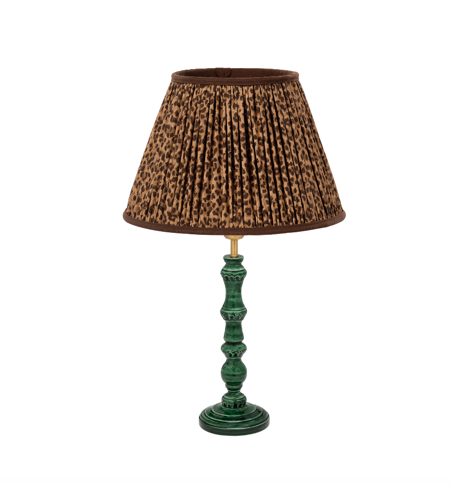 Leopard Lamp + Shade