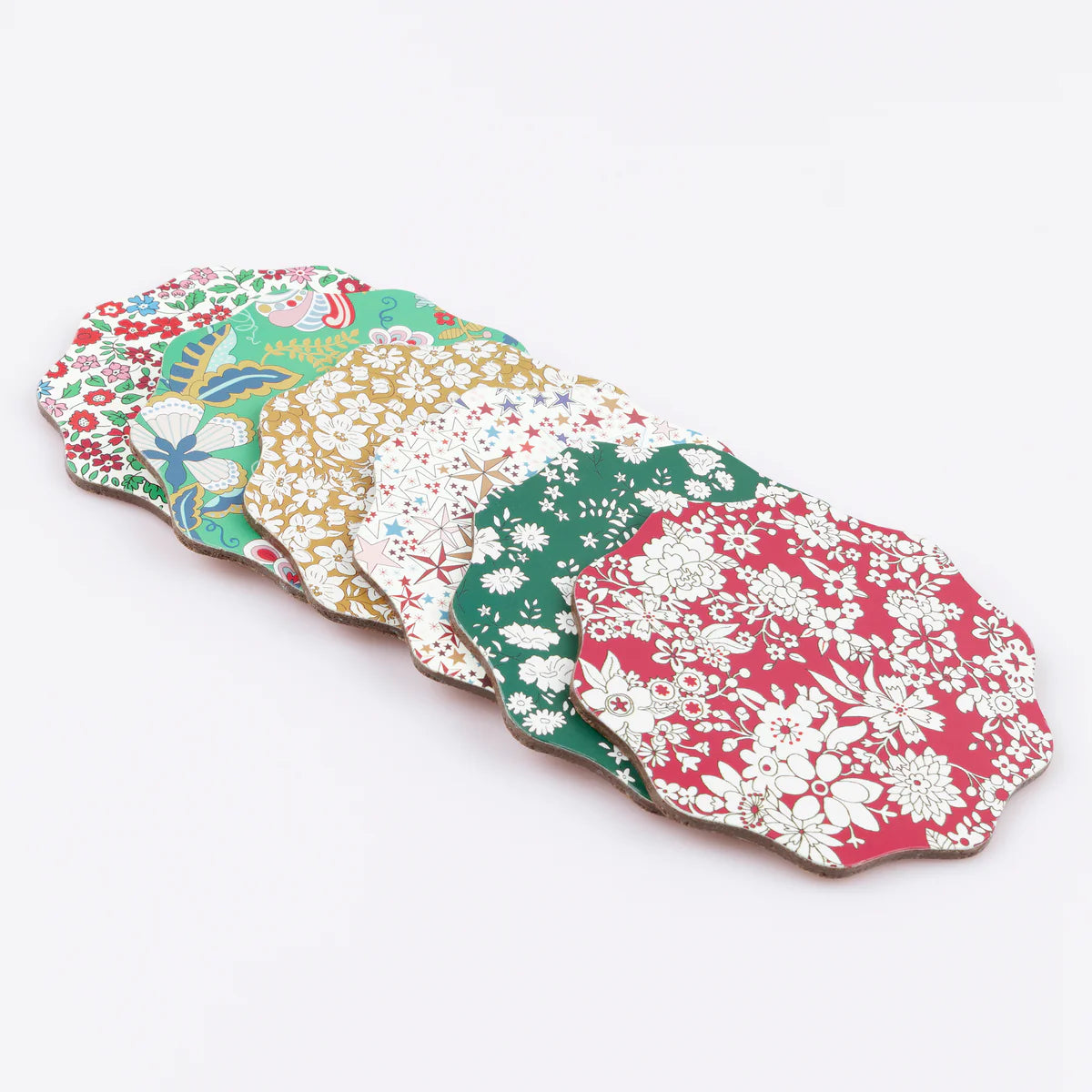 Meri Meri x Liberty Winter Coasters