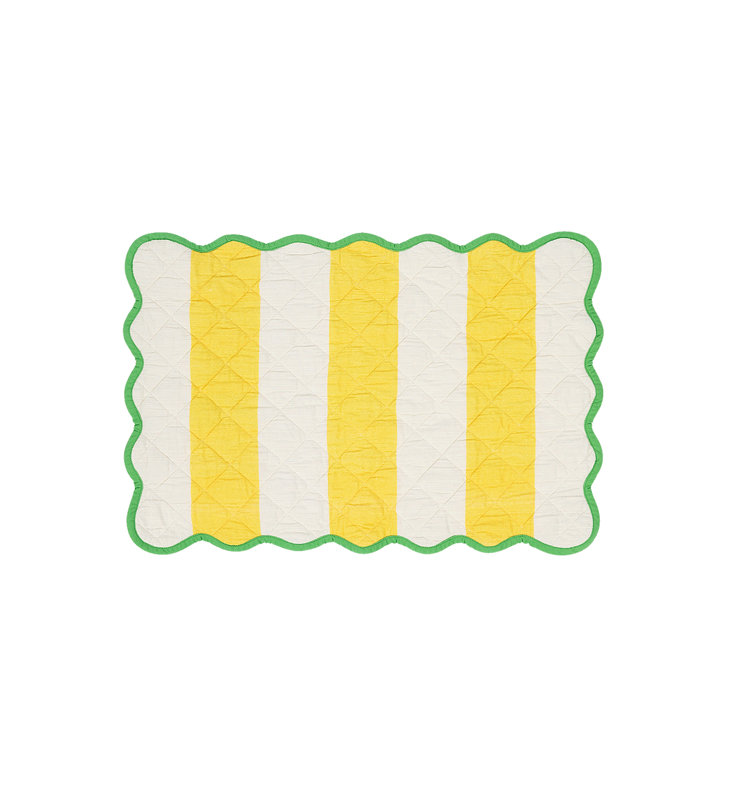 Striped Scallop Placemat