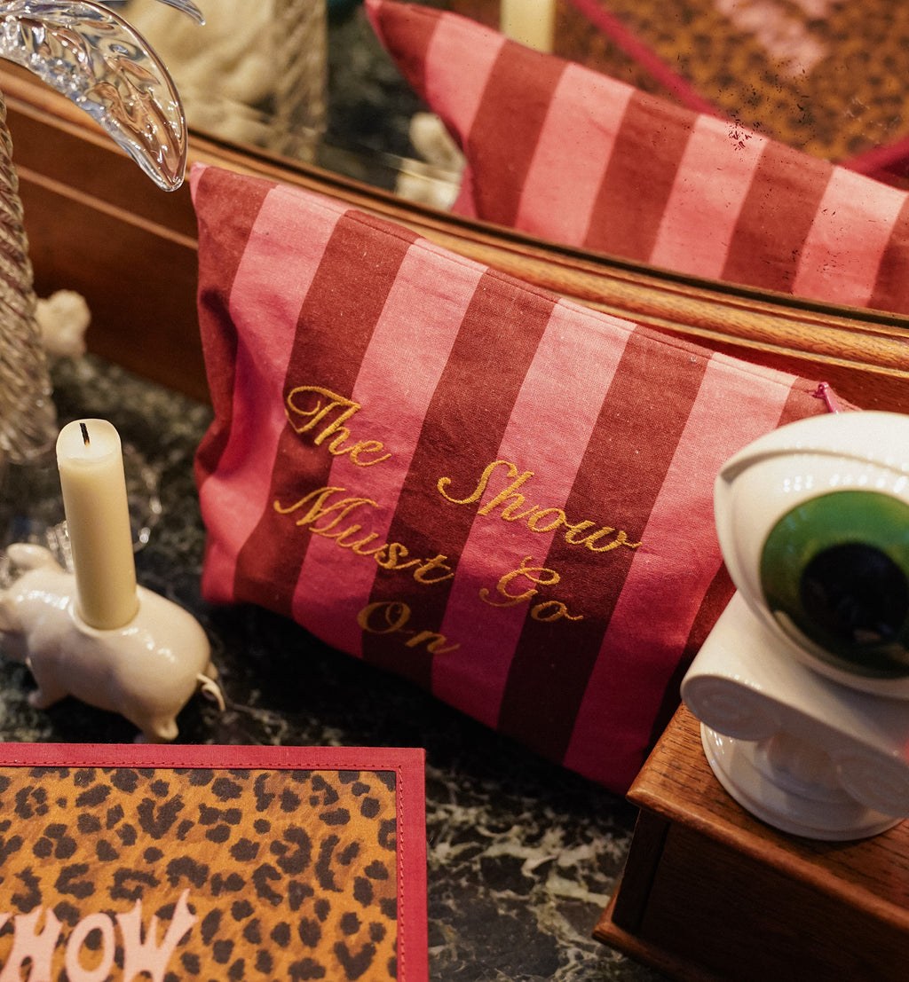 The Show Must Go On Make Up Bag