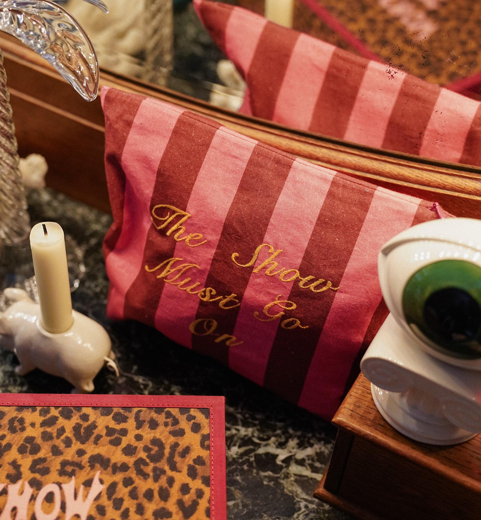 The Show Must Go On Make Up Bag
