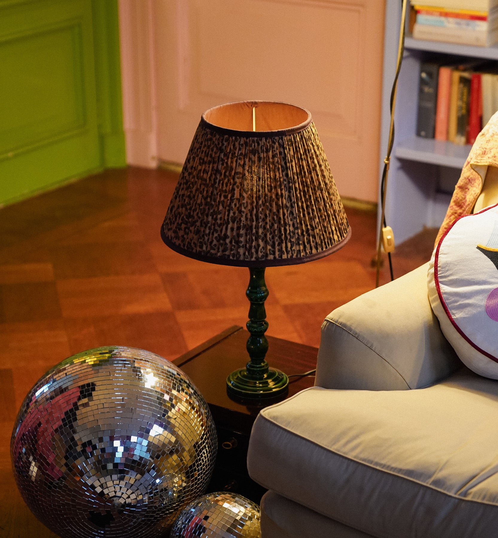 Leopard Lamp + Shade
