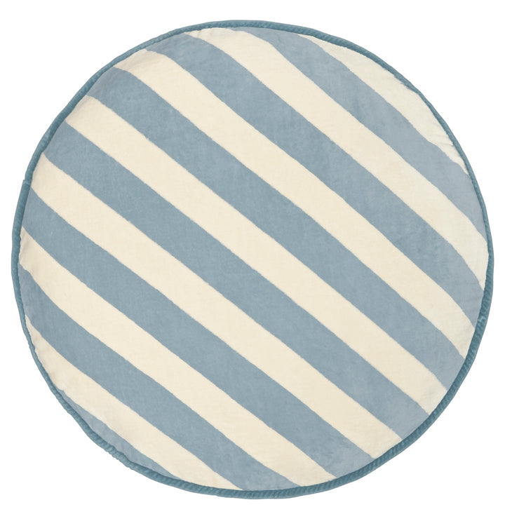 Blue Round Cushion
