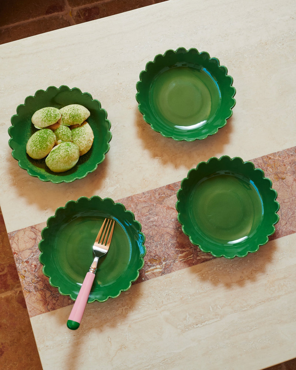 Green Bowl - Set of 4