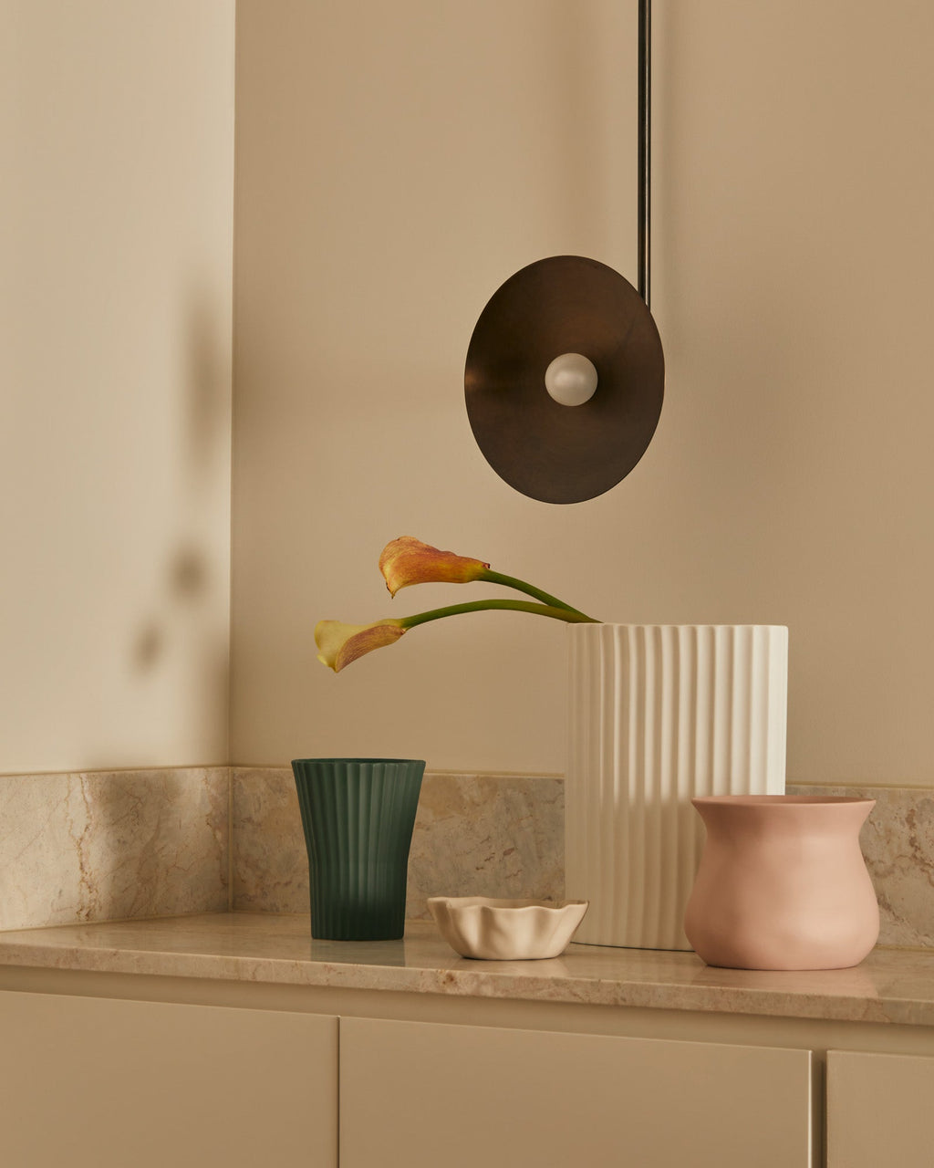 Ruffle Bowl - Chalk