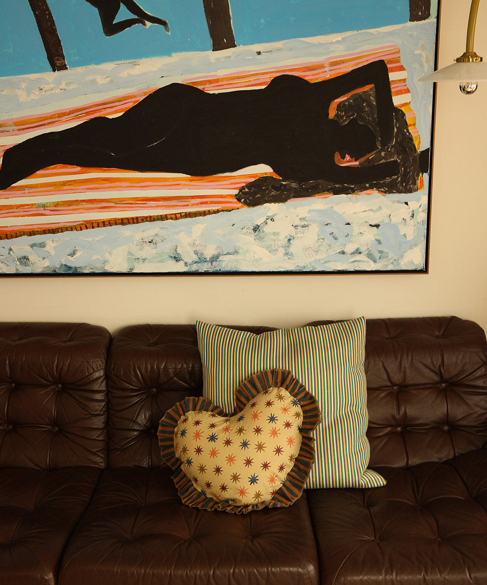 Noa Star Heart Cushion
