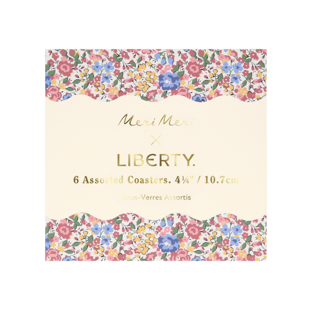 Meri Meri x Liberty London Coasters Set of 6