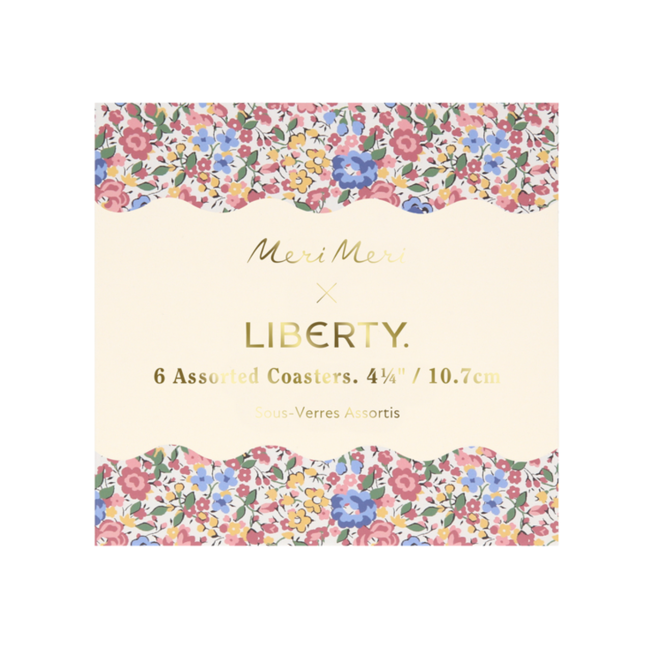 Meri Meri x Liberty London Coasters Set of 6