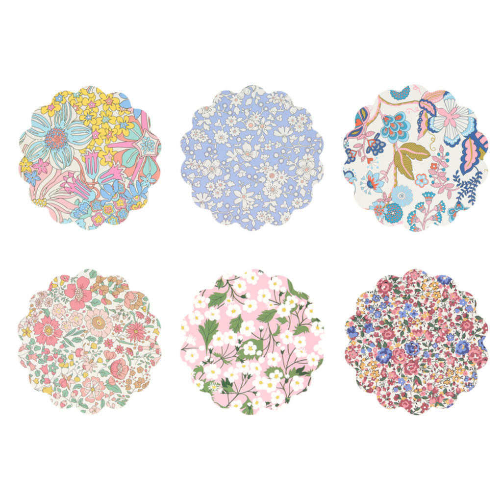 Meri Meri x Liberty London Coasters Set of 6