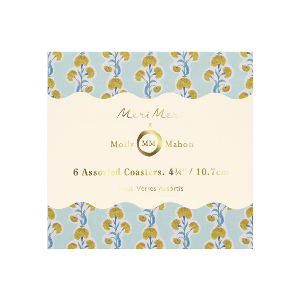 Meri Meri x Molly Mahon Coasters Set of 6