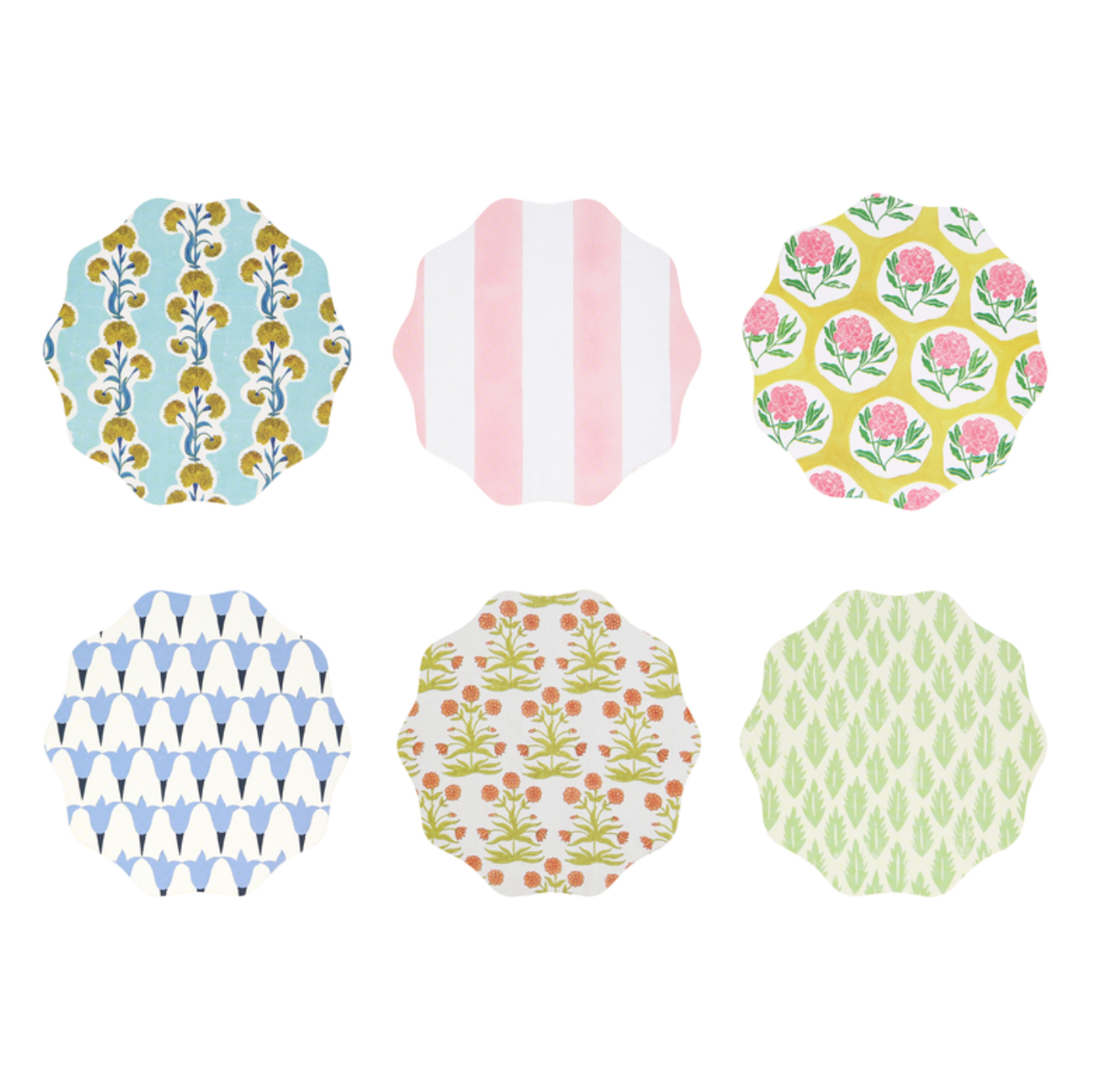 Meri Meri x Molly Mahon Coasters Set of 6