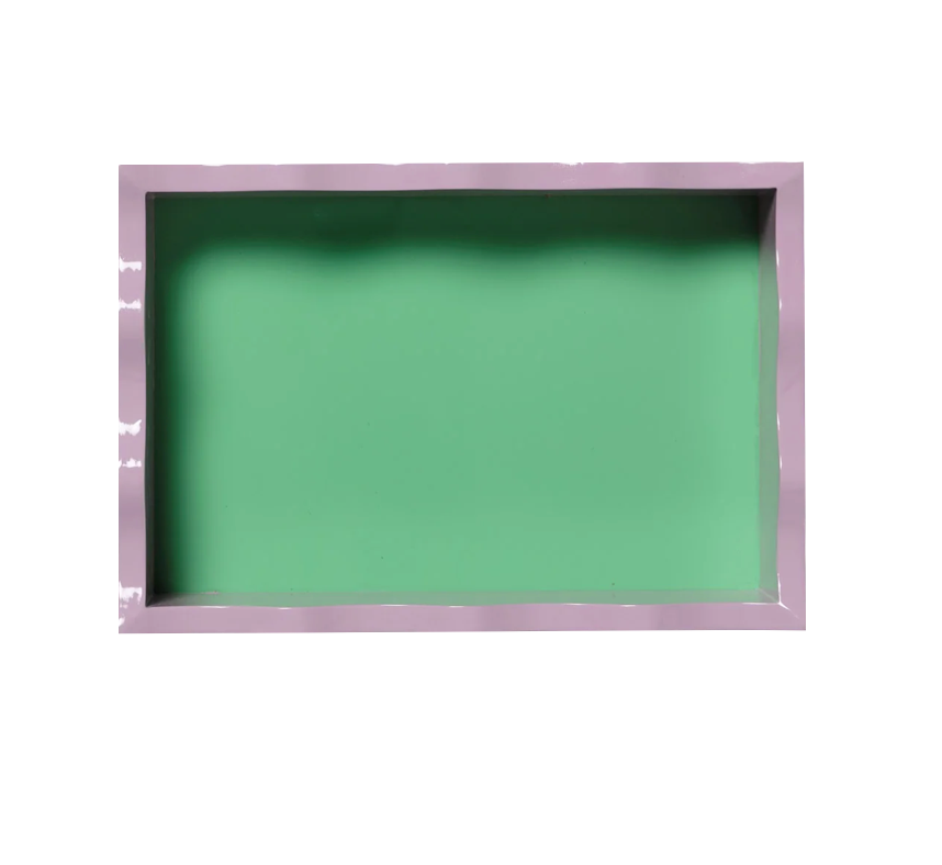 Lilac Scallop Tray