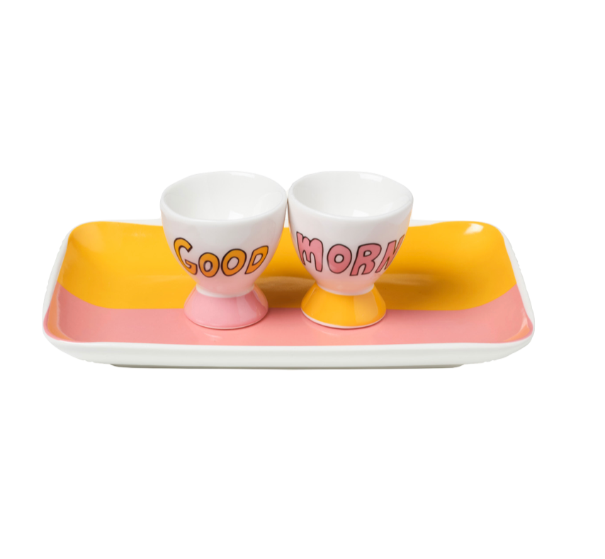 Good Morning Egg Cup Set
