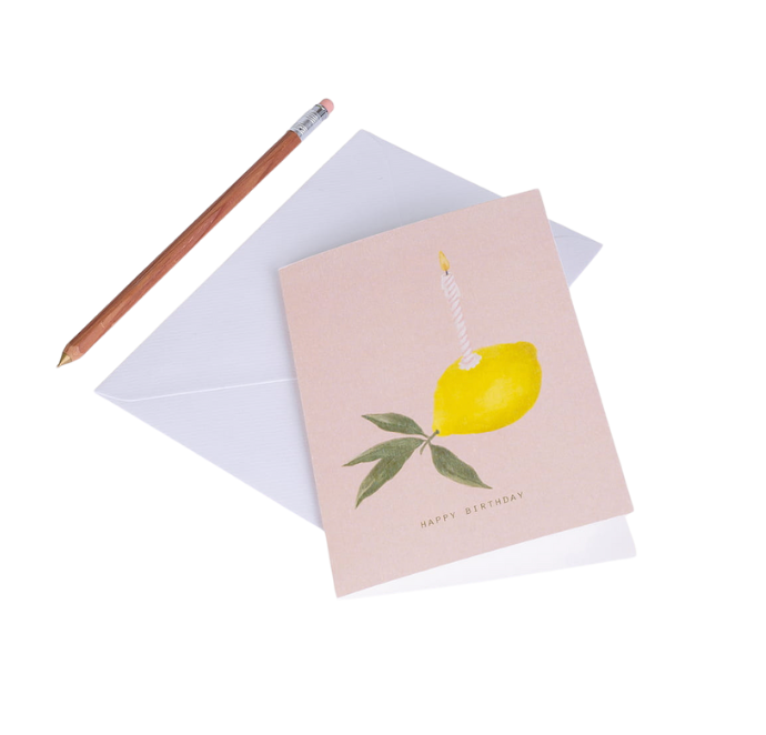 Lemon Birthday Card