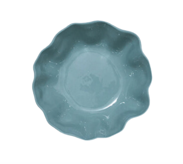 Ruffle Bowl - Light Blue