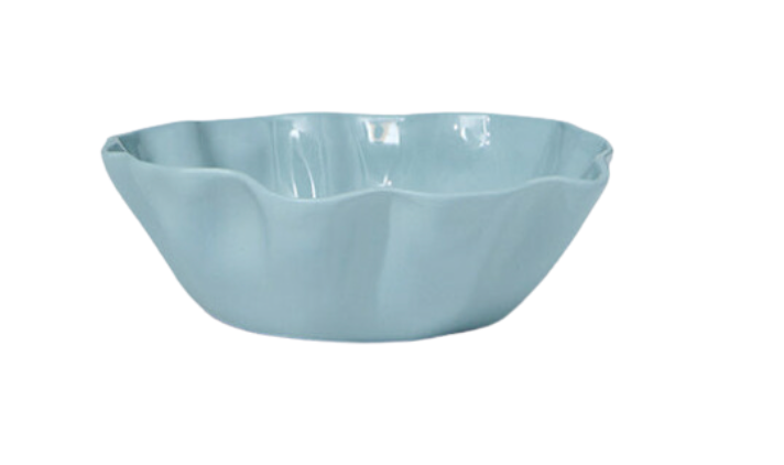 Ruffle Bowl - Light Blue
