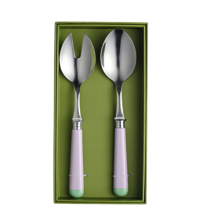 Salad Server - Lilac & Mint