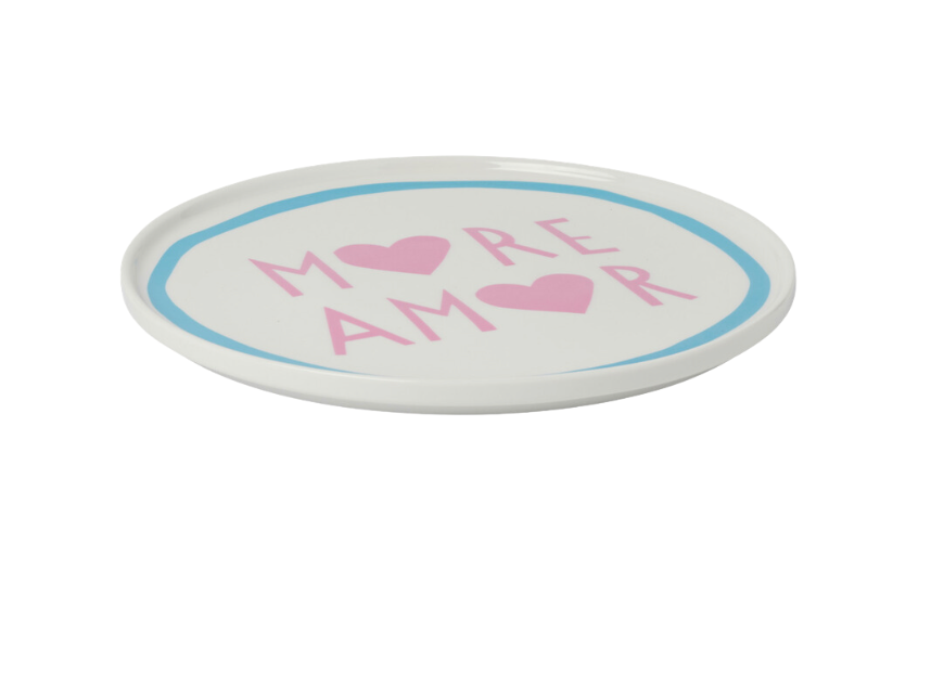 Blue Amore Plate