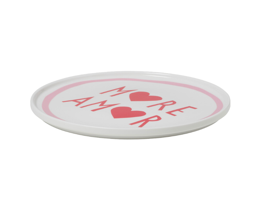 Red Amore Plate