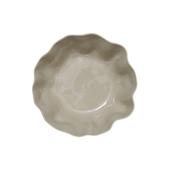 Ruffle Bowl - Chalk