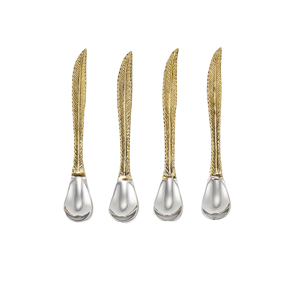 Feather Tea Spoon Set of 4