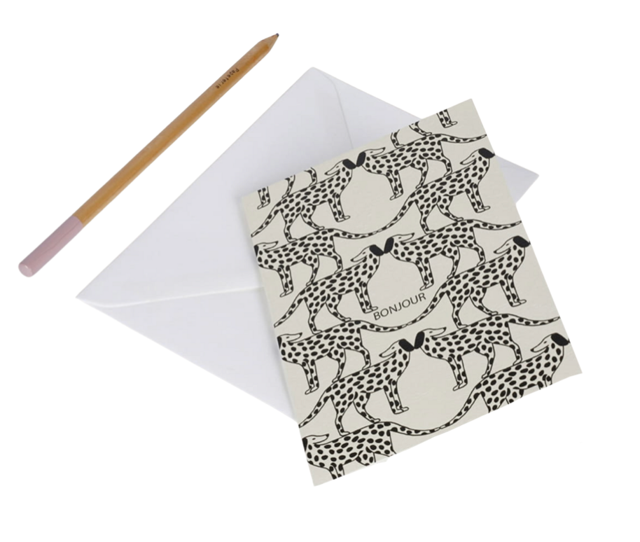 Dalmatien Bonjour Card