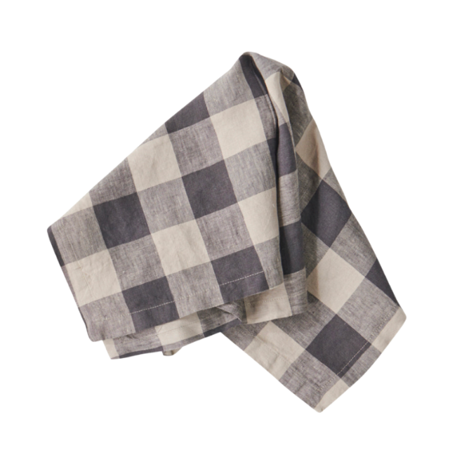 Gingham Linen Tablecloth