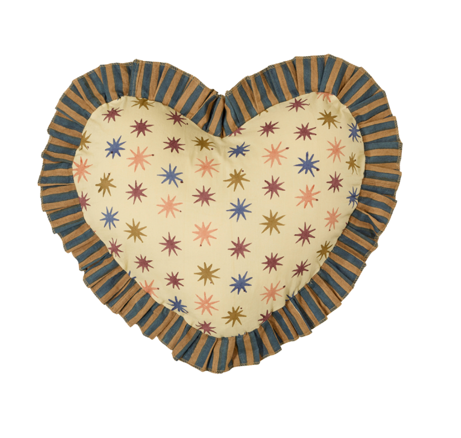 Noa Star Heart Cushion