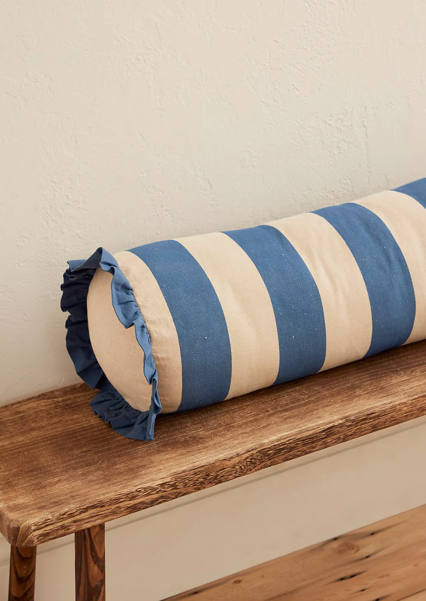 Marinière Frill Cushion