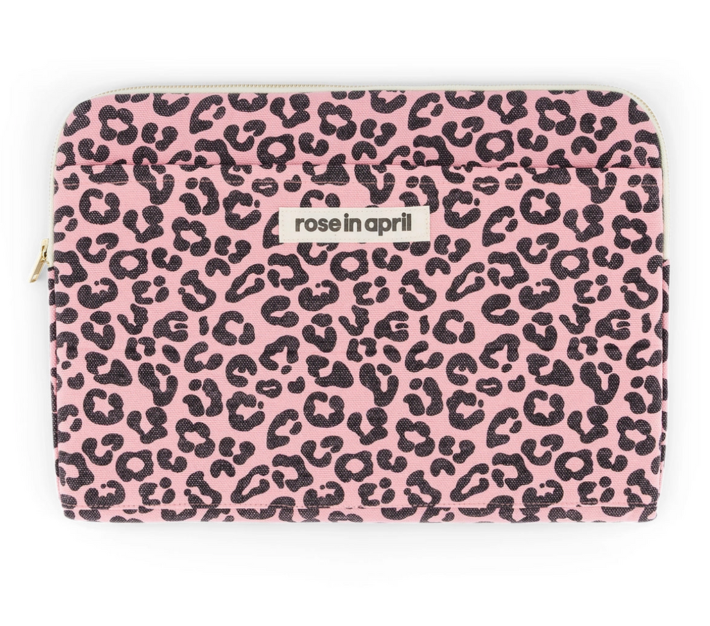 Strawberry Leopard Laptop Sleeve