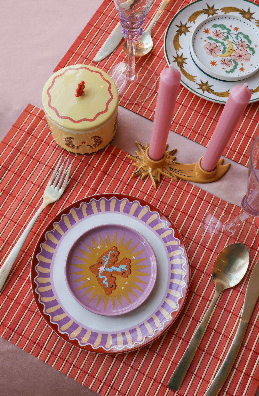 Bird & Star Plate