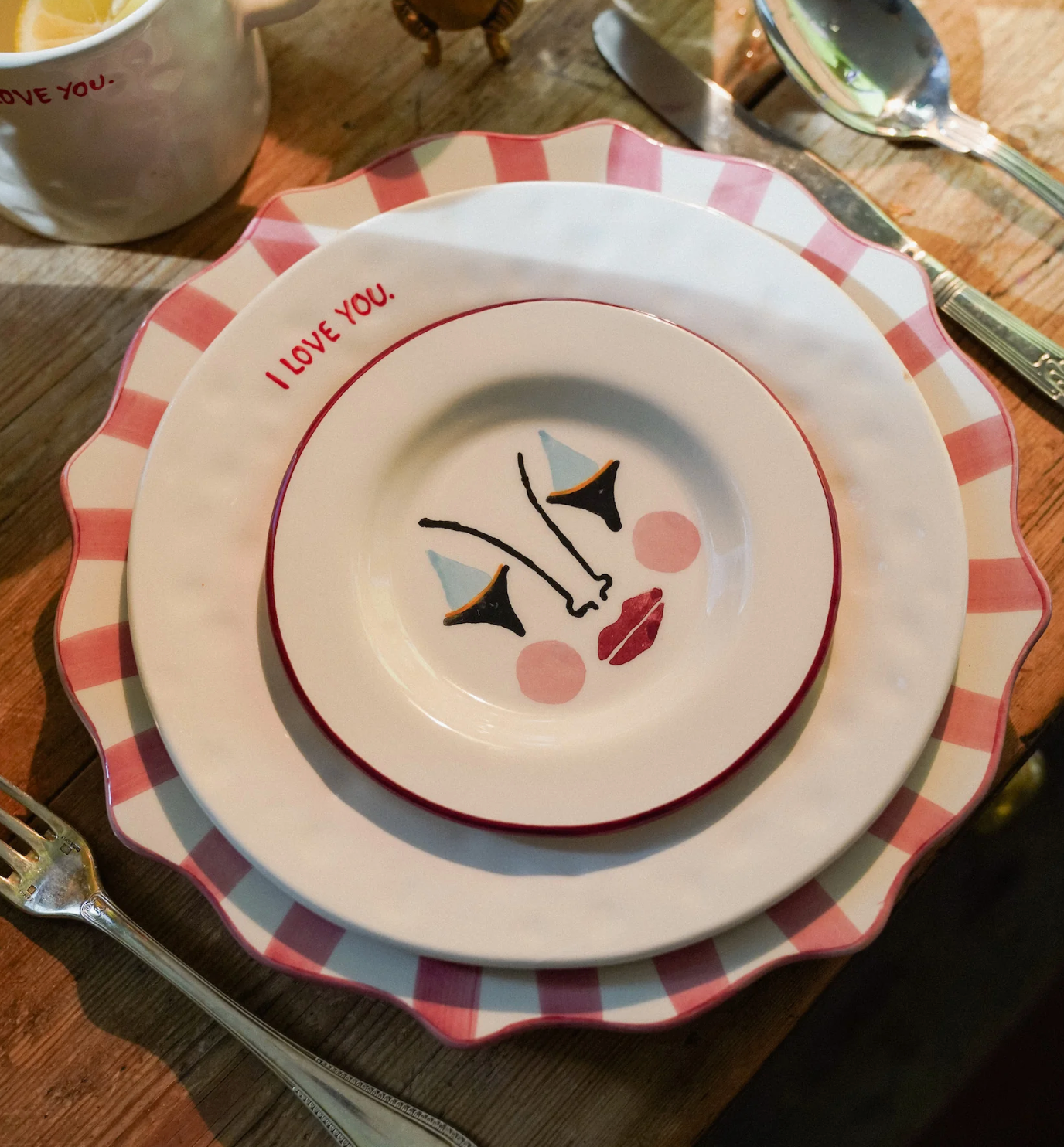 I Love You Plate