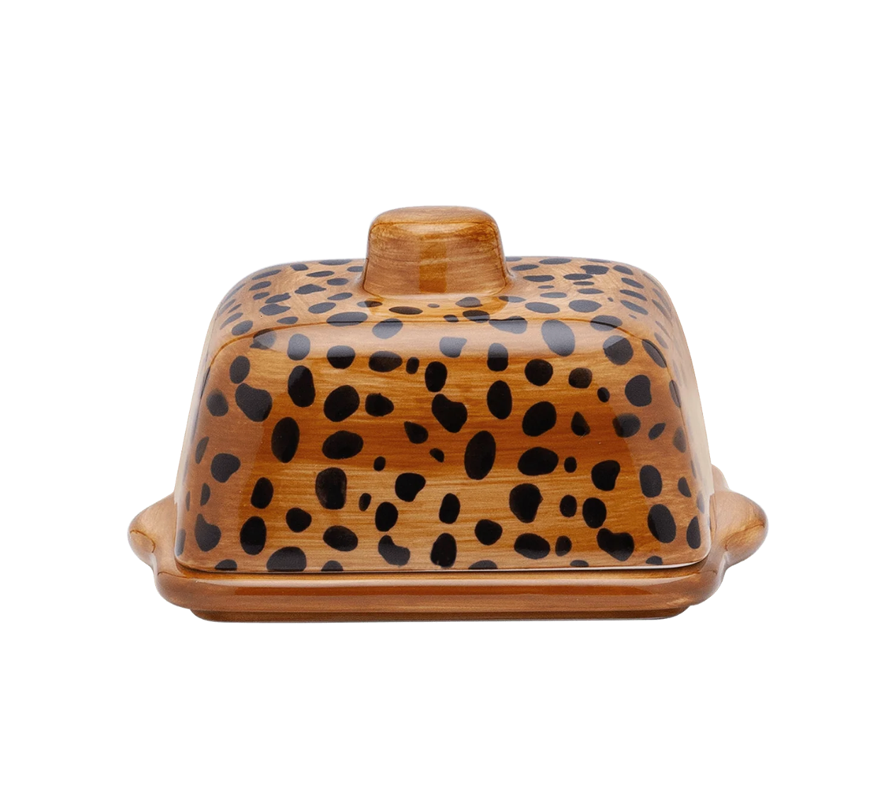 Leopard Butter Dish