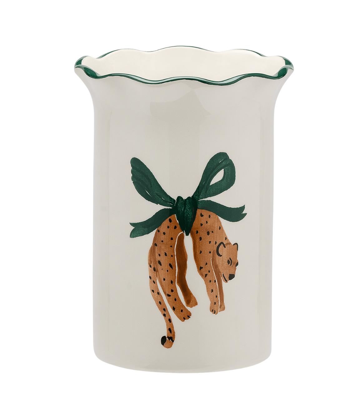 Leopard Vase