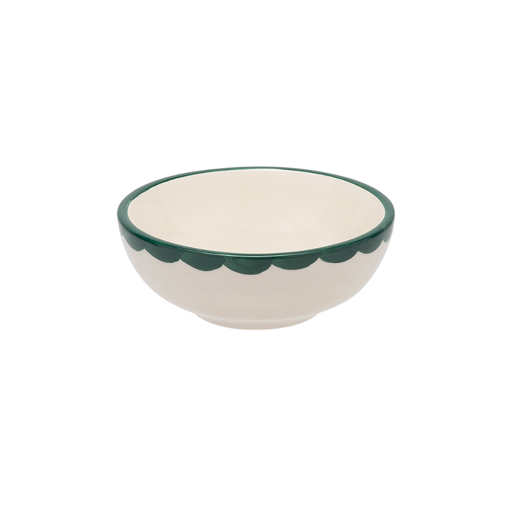 Peacock Trim Tapas Bowl