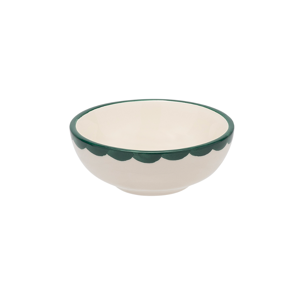 Peacock Trim Tapas Bowl