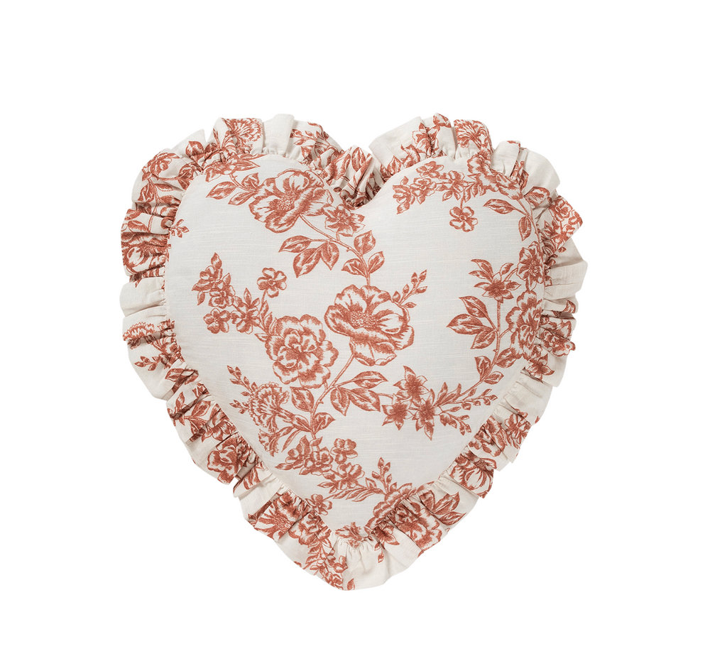 Rose Heart Cushion