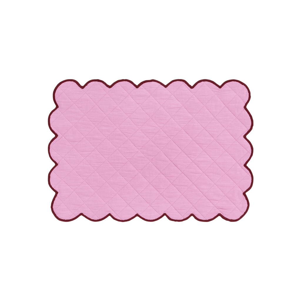 Cotton Candy Scalloped Placemat