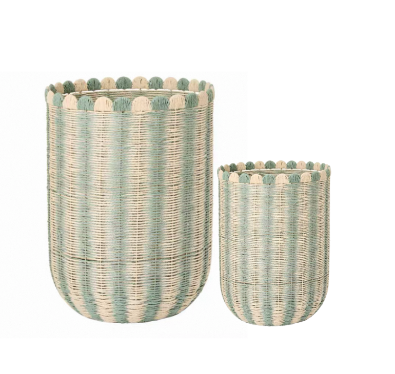 Melrose Sage Basket