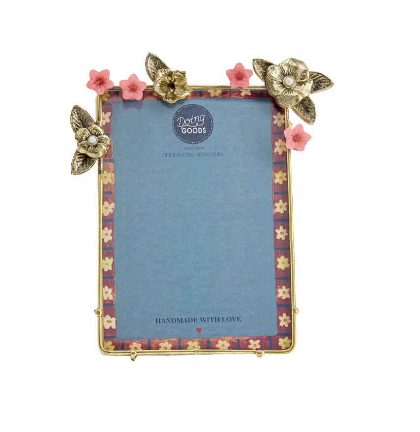 Amber Flower Frame