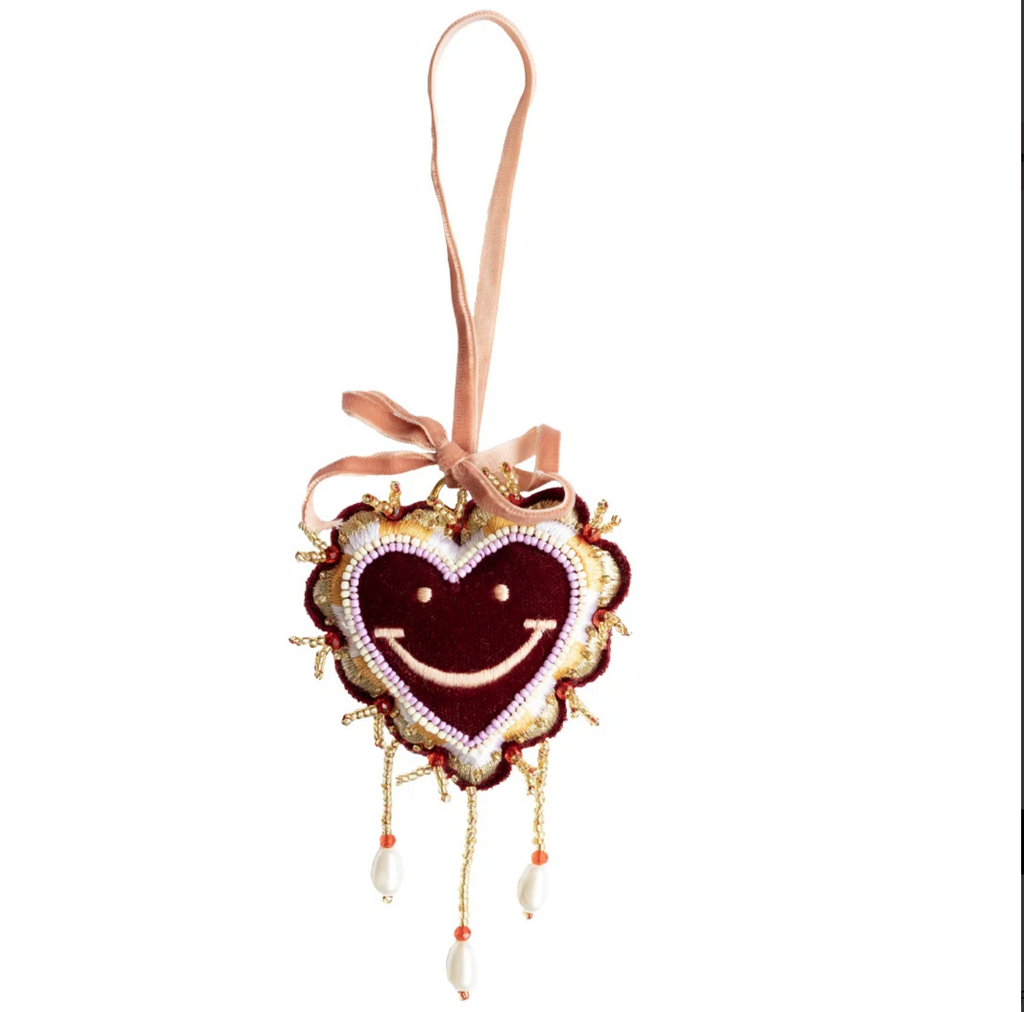 Heart Smiley Ornament