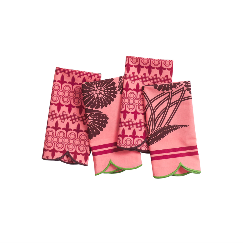Hibiscus Napkins Set of 4