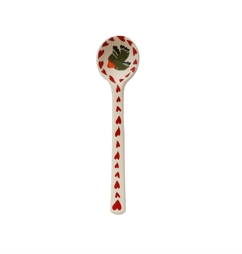Birds with Heart Spoon