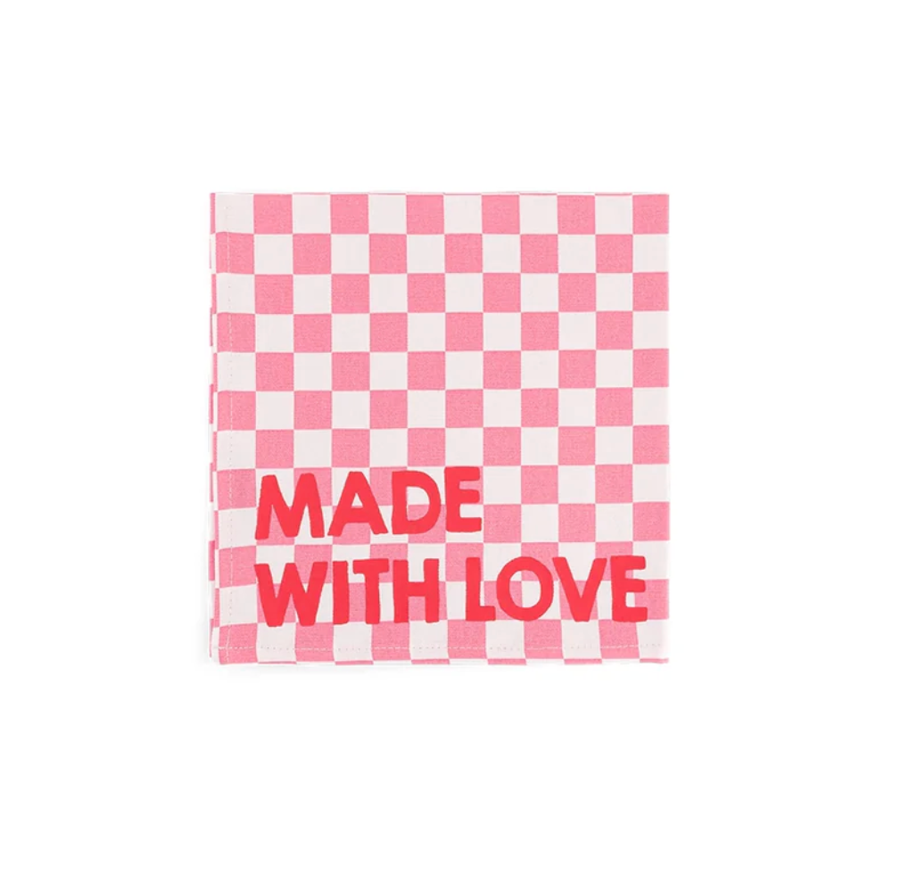 Made With Love ! Set of 2 Napkins