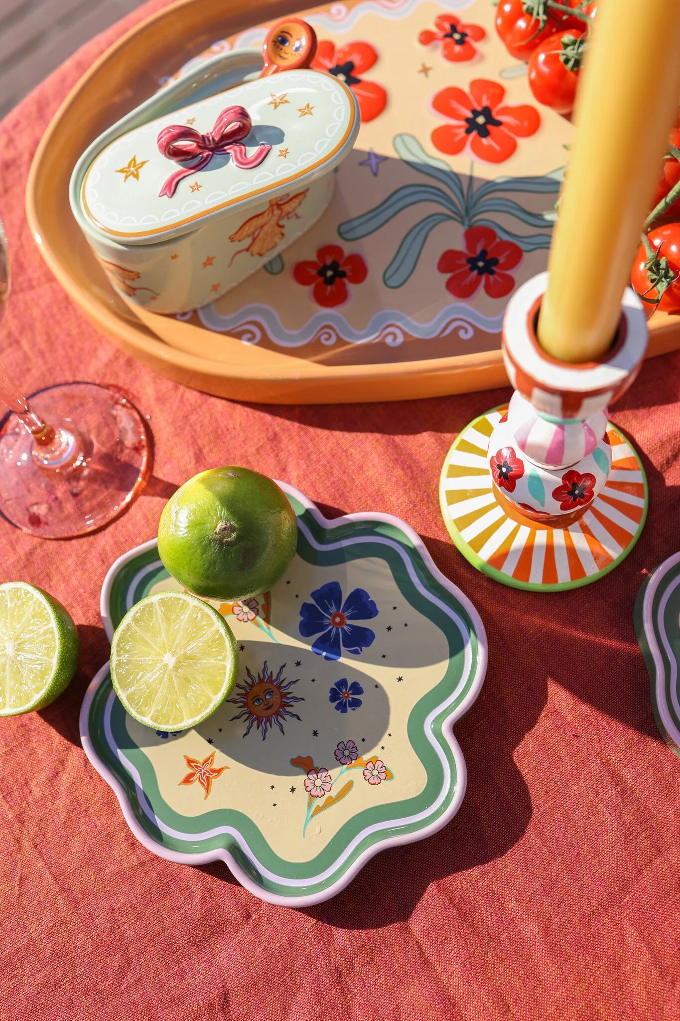 Stripes Candle Holder