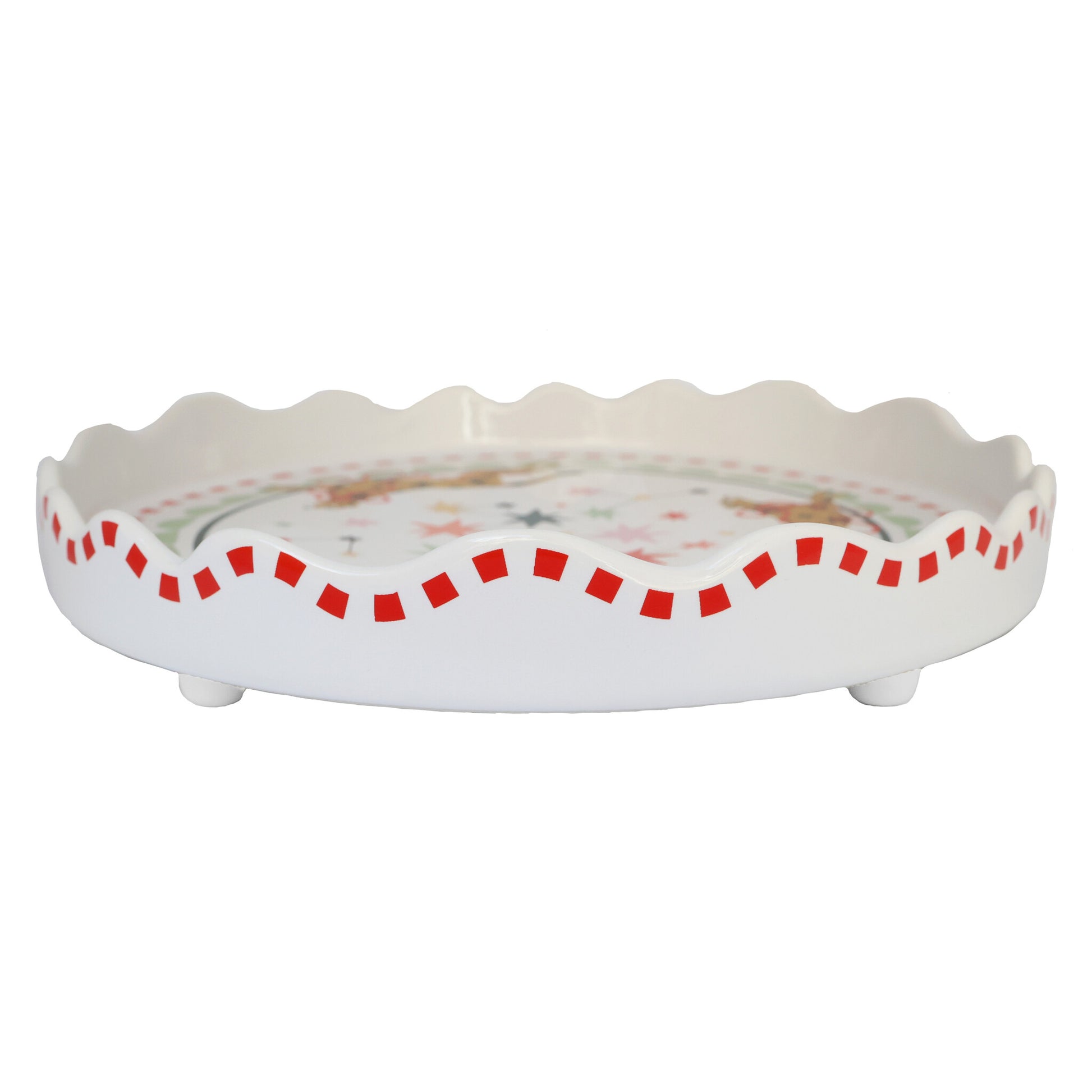 Leopard & Star Cake Stand